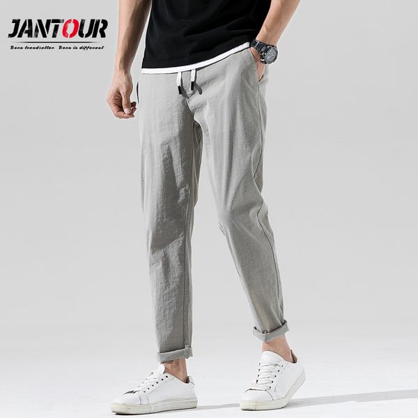 jantour 2019 new summer thin men's cotton lace solid color elastic business casual pants male trouse big size 28-38, Black
jantour 2019 new summer thin men's cotton lace solid color elastic business casual pants male trouse big size 28-38, Black