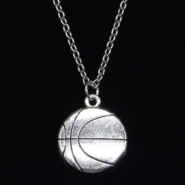 20pcs new fashion necklace 18x21mm double sided basketball silver pendants short long women men colar gift jewelry choker
20pcs new fashion necklace 18x21mm double sided basketball silver pendants short long women men colar gift jewelry choker