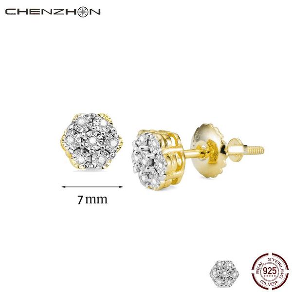 chenzhon women stud earrings 925 sterling silver cz diamond jewelry gold&rhodium color earring wedding for women, Golden;silver
chenzhon women stud earrings 925 sterling silver cz diamond jewelry gold&rhodium color earring wedding for women, Golden;silver