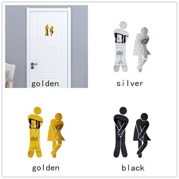 removable cute man woman washroom toilet wc wall sticker family diy decor mirror sticker home decor for bathroom
removable cute man woman washroom toilet wc wall sticker family diy decor mirror sticker home decor for bathroom