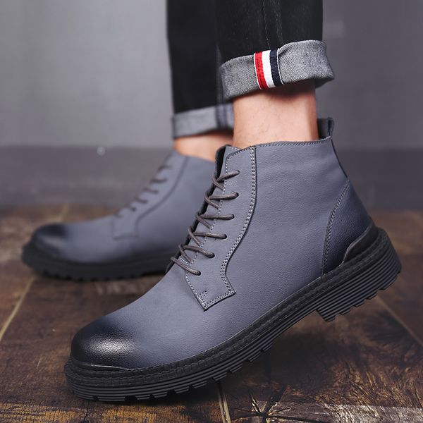men boots working boots cow split leather male shoes fashion sneakers spring summer ankle men black casual shoes
men boots working boots cow split leather male shoes fashion sneakers spring summer ankle men black casual shoes