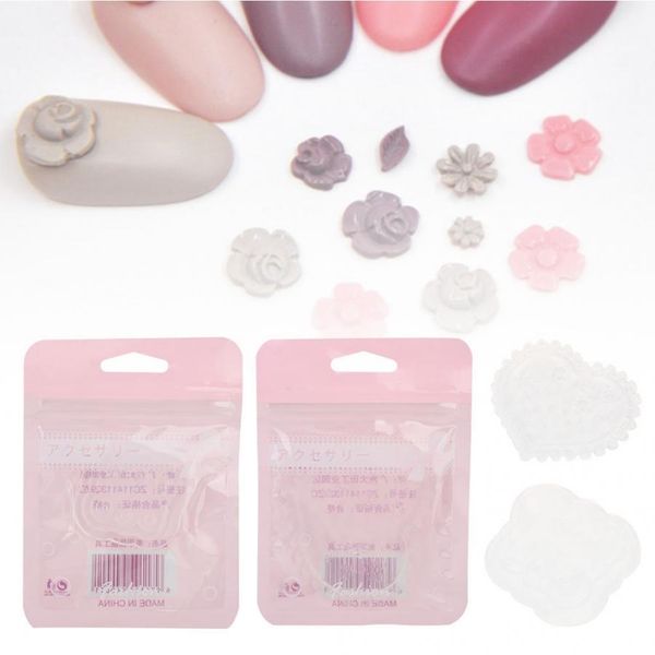 1 pcs silicone 3d nail art flower decoration template mold manicure silicone sculpture mould, White
1 pcs silicone 3d nail art flower decoration template mold manicure silicone sculpture mould, White