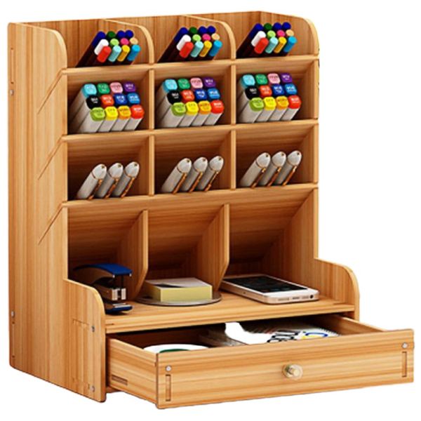 multifunctional wooden 13 grid deskbracket pen holder pencil storage box pencil pen makeup brush jewelry display stand, Pink;blue
multifunctional wooden 13 grid deskbracket pen holder pencil storage box pencil pen makeup brush jewelry display stand, Pink;blue