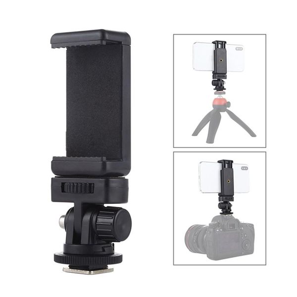 1/4 inch screw thread cold shoe tripod mount adapter with phone clamp camera stand adapter camera accessories
1/4 inch screw thread cold shoe tripod mount adapter with phone clamp camera stand adapter camera accessories