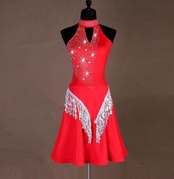 singer costume latin competition dress sequins tassel latin dance costumes for women samba tango dance dress for wome, Black;red
singer costume latin competition dress sequins tassel latin dance costumes for women samba tango dance dress for wome, Black;red