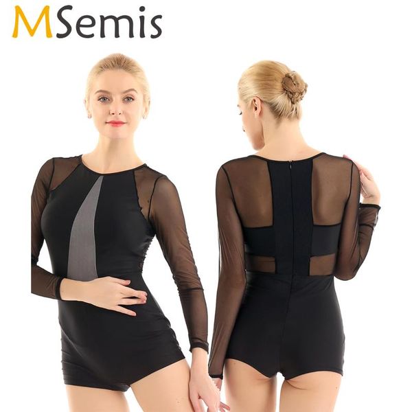 msemis women ballet dress mesh patchwork back zipper ballet costume 1pc leotard dance shorty biketard gymnastics bodysuit, Black;red
msemis women ballet dress mesh patchwork back zipper ballet costume 1pc leotard dance shorty biketard gymnastics bodysuit, Black;red