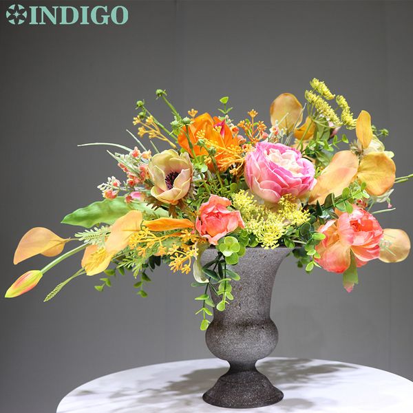 indigo designed - 1 set pink rose autumn cymbidium artificial flower arrangement gift bouquet table centerpiece ing
indigo designed - 1 set pink rose autumn cymbidium artificial flower arrangement gift bouquet table centerpiece ing