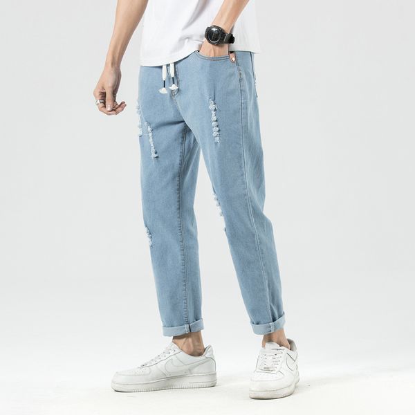 men's jeans casual men 2021 spring summer fashion patchwork hollow out printed man cowboys demin pants hip hop male high quality, Blue
men's jeans casual men 2021 spring summer fashion patchwork hollow out printed man cowboys demin pants hip hop male high quality, Blue