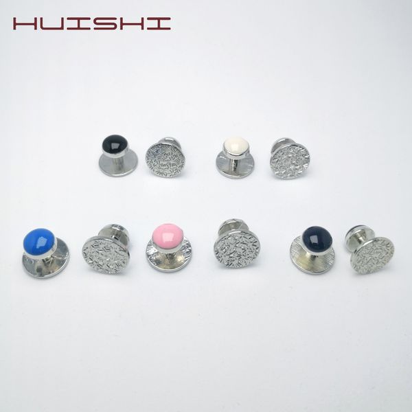 huishi classic design 4pcs multi color tuxedo shirts cufflinks men's shirt wedding black white enamel studs cufflinks jewelry, Silver;golden
huishi classic design 4pcs multi color tuxedo shirts cufflinks men's shirt wedding black white enamel studs cufflinks jewelry, Silver;golden