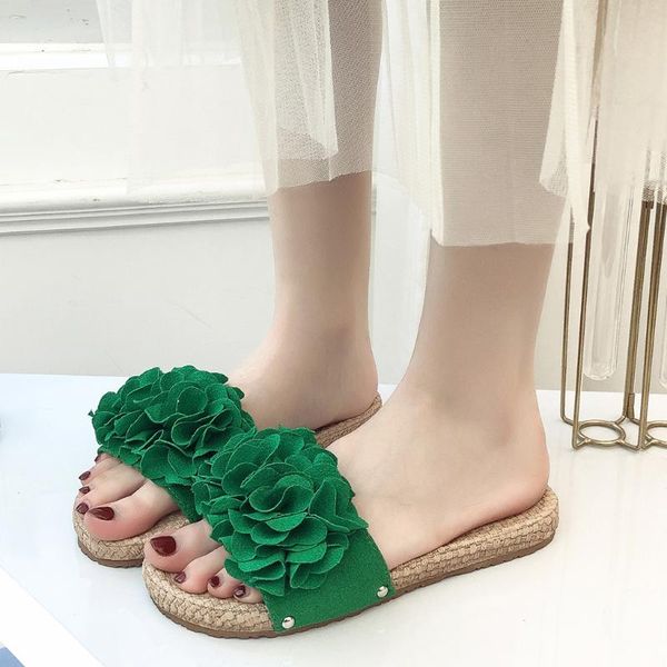 slippers women comfortable women sandals round toe green flower flat causal slippers shoes summer beach slipper #g2, Black
slippers women comfortable women sandals round toe green flower flat causal slippers shoes summer beach slipper #g2, Black