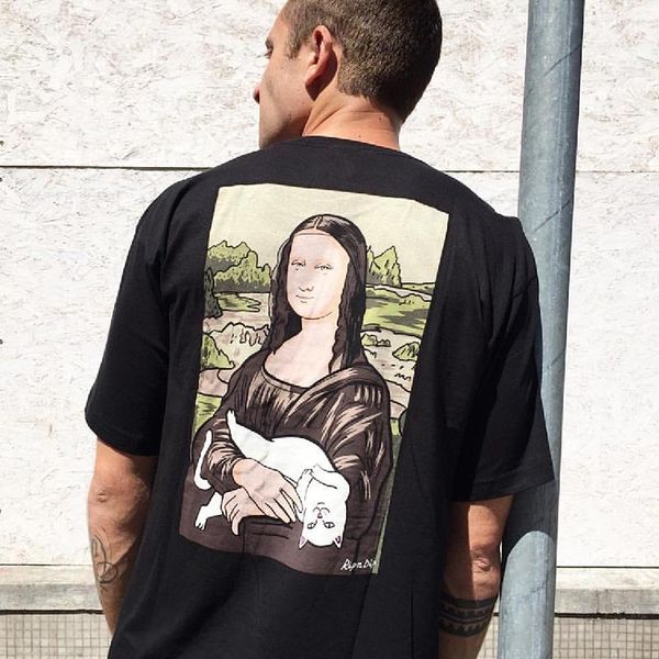 brand new mens tshirt fashion men women tshirts designer mona lisa t-shirt middle finger cat hip hop t-shirts summer breathable t shirt, White;black
brand new mens tshirt fashion men women tshirts designer mona lisa t-shirt middle finger cat hip hop t-shirts summer breathable t shirt, White;black