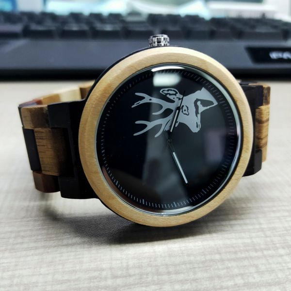 bamboo wooden watches men wrist watch lovely deer design quartz wood wrist watches, Slivery;brown
bamboo wooden watches men wrist watch lovely deer design quartz wood wrist watches, Slivery;brown