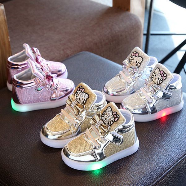 Дизайнер Детская обувь LED детские малыш Holle Cat Sneaker младенческой работает спортивн
Дизайнер Детская обувь LED детские малыш Holle Cat Sneaker младенческой работает спортивн