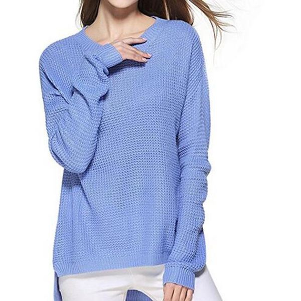 new women's loose high-low long sleeve crew neck pullover knit sweater, White;black
new women's loose high-low long sleeve crew neck pullover knit sweater, White;black