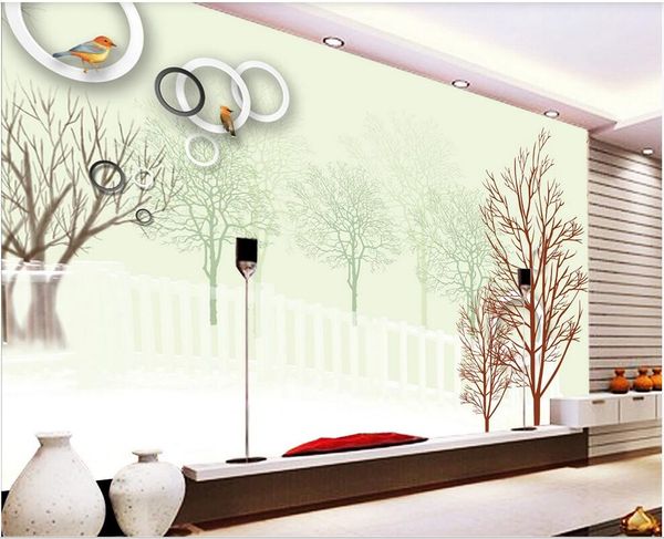 3d wall covering custom mural wallpaper simple korean version of the small tree winter bird circle tv background wall home decor wall papers
3d wall covering custom mural wallpaper simple korean version of the small tree winter bird circle tv background wall home decor wall papers