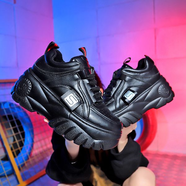 hight increase ulzzang women casual shoes woman sneakers platform wedges high heels flats loafers ladies creepers trainers, Black
hight increase ulzzang women casual shoes woman sneakers platform wedges high heels flats loafers ladies creepers trainers, Black
