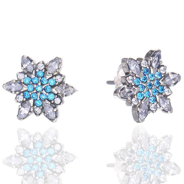 new crystal blue snowflake earrings for pandora 925 sterling silver with cz diamond classic elegant ladies jewelry with original box, Golden;silver
new crystal blue snowflake earrings for pandora 925 sterling silver with cz diamond classic elegant ladies jewelry with original box, Golden;silver