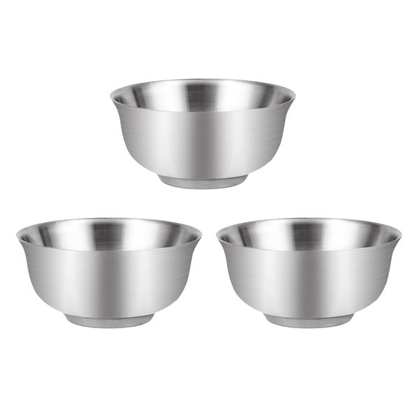 premium quality stainless steel bowls, insulated double walled, multipurpose ice cream kids snacks, 3 pack
premium quality stainless steel bowls, insulated double walled, multipurpose ice cream kids snacks, 3 pack