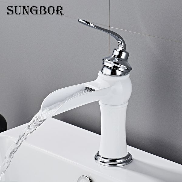 basin faucets white/chrome/black waterfall bathroom faucet single handle basin mixer tap brass sink water cold faucet deck
basin faucets white/chrome/black waterfall bathroom faucet single handle basin mixer tap brass sink water cold faucet deck