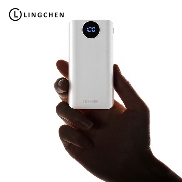 lingchen 20000mah power bank mini power bank external battery for iphone xiaomi samsung dual usb portable charger bank for phone 
lingchen 20000mah power bank mini power bank external battery for iphone xiaomi samsung dual usb portable charger bank for phone