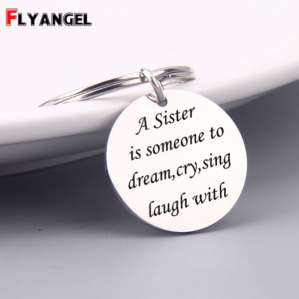 сестра дар брелок выгравирована сестра кто-то мечта cry синг laugh с keyring подарок от сестры моды шарм сумка tag, Silver
сестра дар брелок выгравирована сестра кто-то мечта cry синг laugh с keyring подарок от сестры моды шарм сумка tag, Silver