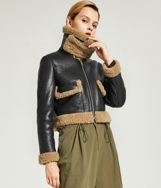 arlenesain custom 2019 new design black short shearling camel wool fur women jacket with long sleeves
arlenesain custom 2019 new design black short shearling camel wool fur women jacket with long sleeves