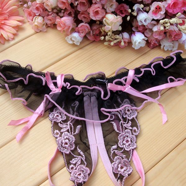 lingerie g-string thongs open crotch lace t back for women costumes briefs products summer, Black;pink
lingerie g-string thongs open crotch lace t back for women costumes briefs products summer, Black;pink