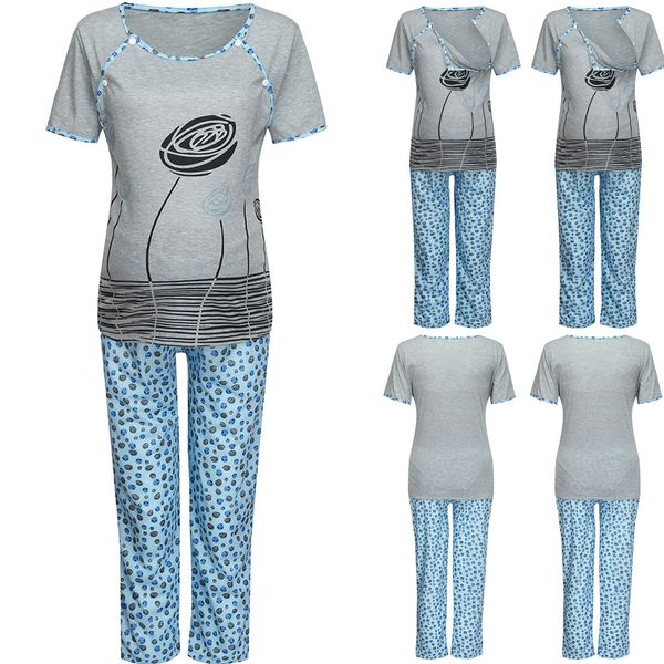 nursing set pants women summer sleepwear casual vetement allaitement tshirt breastfeeding maternity pregnancy clothes 19m26, White
nursing set pants women summer sleepwear casual vetement allaitement tshirt breastfeeding maternity pregnancy clothes 19m26, White