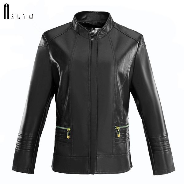asltw leather jacket woman new arrivals casual plus size solid zipper female jacket long sleeve slim women's pu leather jackets, Black
asltw leather jacket woman new arrivals casual plus size solid zipper female jacket long sleeve slim women's pu leather jackets, Black
