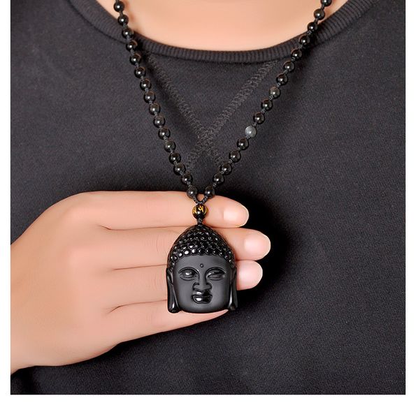new 5pcs/lot natural black obsidian sakyamuni buddha head pendant unamulet lucky jewelry pendants with beads necklace
new 5pcs/lot natural black obsidian sakyamuni buddha head pendant unamulet lucky jewelry pendants with beads necklace