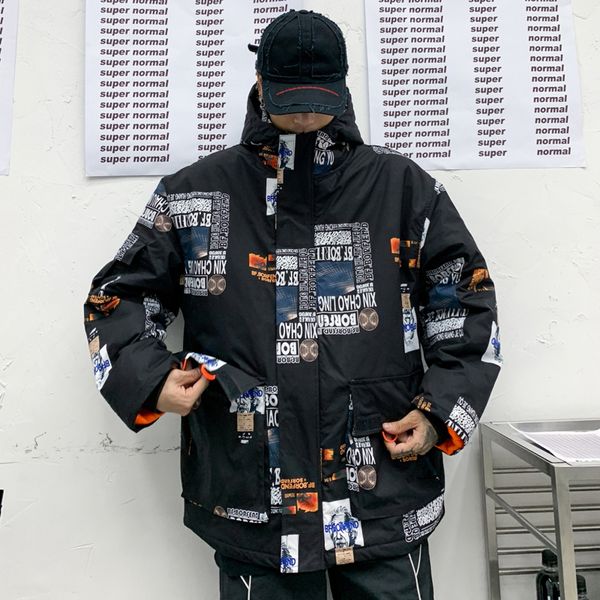 2019 men thick jackets coats men winter cotton coats jacket new design hip hop oversize streetwear, Black
2019 men thick jackets coats men winter cotton coats jacket new design hip hop oversize streetwear, Black