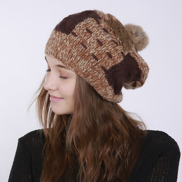 knitted beanies pom pom hat women winter fur ball men soft stretch hats handmade woven women hat jj20168, Blue;gray
knitted beanies pom pom hat women winter fur ball men soft stretch hats handmade woven women hat jj20168, Blue;gray