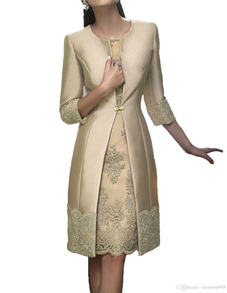2020 elegant mother of bride dresses stain lace women formal party dress with jacket knee length mother dresses, Black;red
2020 elegant mother of bride dresses stain lace women formal party dress with jacket knee length mother dresses, Black;red