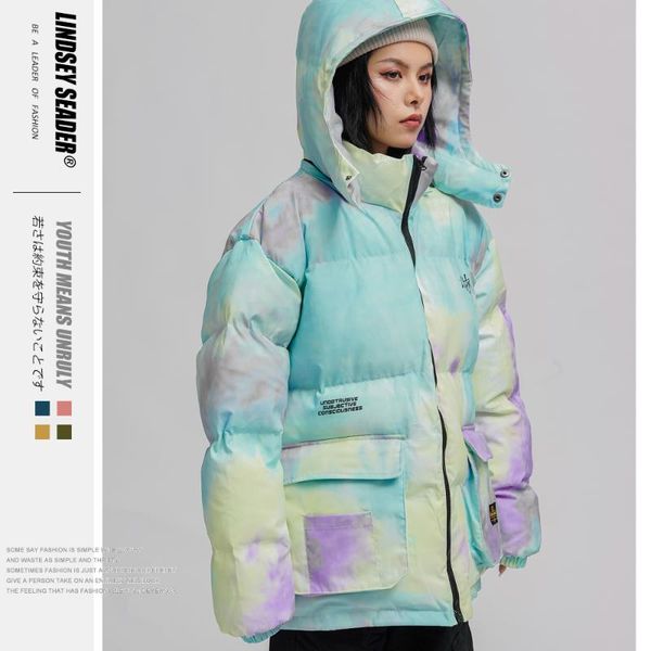 women mens mulit pockets colorful camouflage hooded parkas streetwear harajuku winter casual cotton pad thick jackets coats, Black
women mens mulit pockets colorful camouflage hooded parkas streetwear harajuku winter casual cotton pad thick jackets coats, Black
