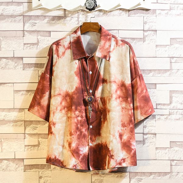 men's casual shirts hip hop printed short sleeve shirt men hawaiian beach streetwear mens party dress male 2021 summerb50, White;black
men's casual shirts hip hop printed short sleeve shirt men hawaiian beach streetwear mens party dress male 2021 summerb50, White;black