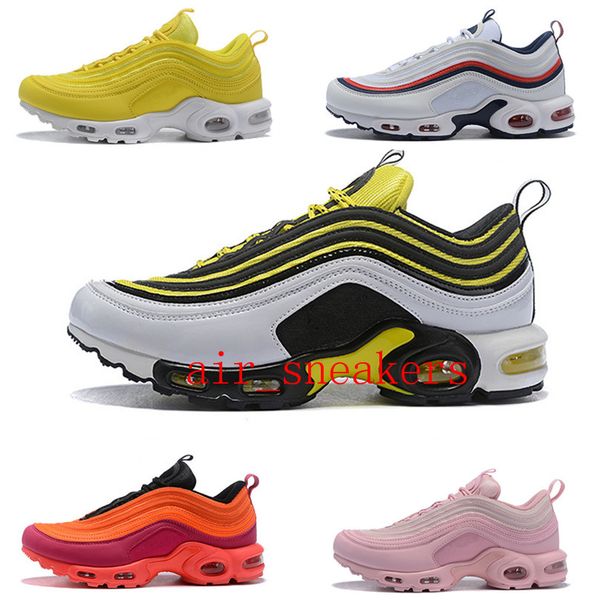 2019 Wholesale Drop Shipping 97 Plus OG UNDFTD Undefeated White air cashion Mens Womens Running Shoes Size EU36-45 US5.5-12
2019 Wholesale Drop Shipping 97 Plus OG UNDFTD Undefeated White air cashion Mens Womens Running Shoes Size EU36-45 US5.5-12