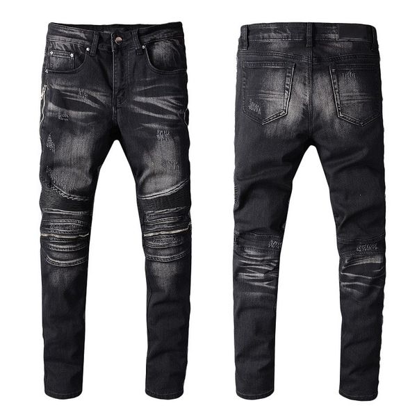 men's moto zippers jeans patchwork leather ripped skinny denim washed black biker pants stretch slim trousers size 28-40 #607, Blue
men's moto zippers jeans patchwork leather ripped skinny denim washed black biker pants stretch slim trousers size 28-40 #607, Blue