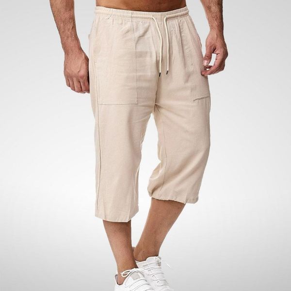 casual linen shorts summer men short pant drawstring short trouser sport gym fitness jogger running shorts pantalon corto hombre, Black 
casual linen shorts summer men short pant drawstring short trouser sport gym fitness jogger running shorts pantalon corto hombre, Black