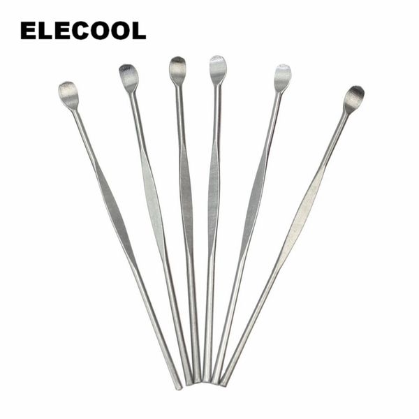 elecool 1/6pcs stainless steel earpick ear wax remover curette cleaner silver earpick set ear health care tool
elecool 1/6pcs stainless steel earpick ear wax remover curette cleaner silver earpick set ear health care tool
