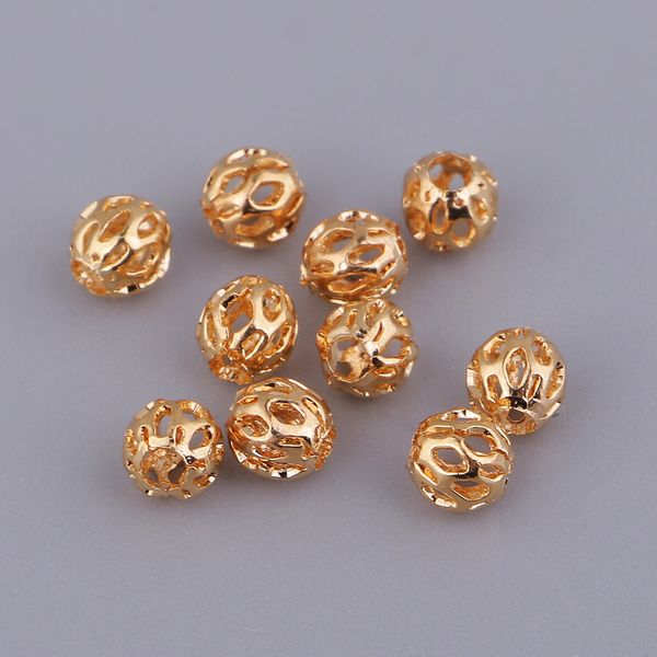 10pcs pieces 3.5mm gold/golden plated filigree ball spacer beads charm hollowed beads findings for bracelet necklace jewelry making earrings
10pcs pieces 3.5mm gold/golden plated filigree ball spacer beads charm hollowed beads findings for bracelet necklace jewelry making earrings