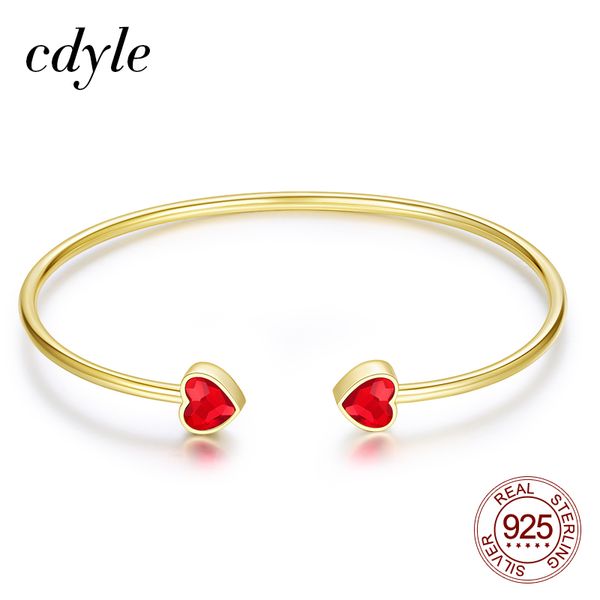 cdyle mini red heart crystal bangles & bracelets open bijoux for women girl birthday gift gold color jewelry, Black
cdyle mini red heart crystal bangles & bracelets open bijoux for women girl birthday gift gold color jewelry, Black