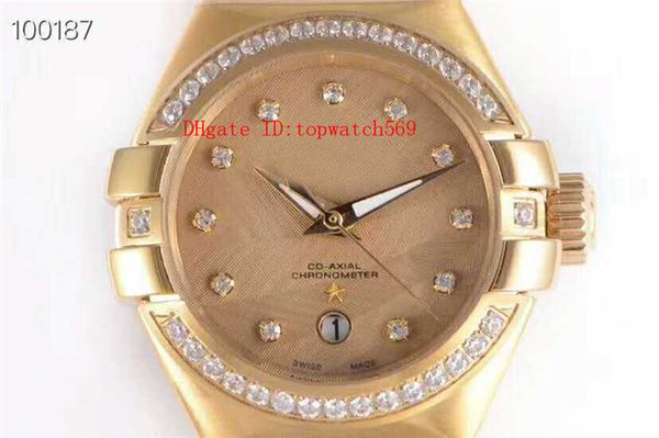 classic woman designer watches women diamond watch swiss 8521 automatic mechanical 28800 vph diamond bezel 18k rose gold sapphire crystal, Slivery;brown
classic woman designer watches women diamond watch swiss 8521 automatic mechanical 28800 vph diamond bezel 18k rose gold sapphire crystal, Slivery;brown