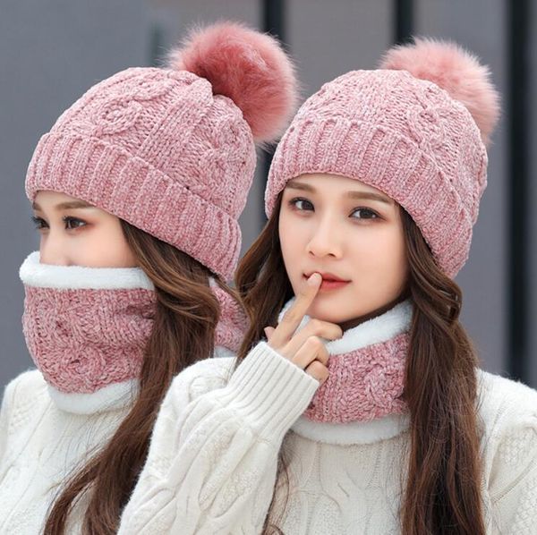 woman knit hat scarf sets winter pom pom knitted beanie hats woman crochet scarves outdoor warm party caps a0067, Blue;gray
woman knit hat scarf sets winter pom pom knitted beanie hats woman crochet scarves outdoor warm party caps a0067, Blue;gray