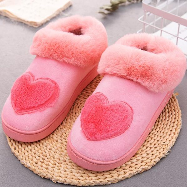 women shoes winter heart-shaped cotton round toe warm plush winter shoes chaussure femme compens e hiver #3, Black 
women shoes winter heart-shaped cotton round toe warm plush winter shoes chaussure femme compens e hiver #3, Black