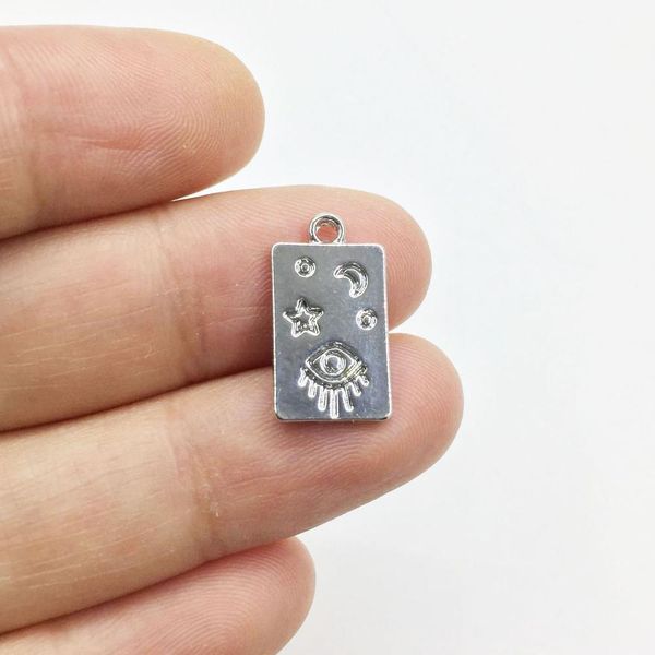 eruifa 20pcs10 * 15мм новое прибытие глаз с star цинковый сплав прямоугольник монета ожерелье, серьги браслет ювелирные изделия diy ручной р, Silver
eruifa 20pcs10 * 15мм новое прибытие глаз с star цинковый сплав прямоугольник монета ожерелье, серьги браслет ювелирные изделия diy ручной р, Silver