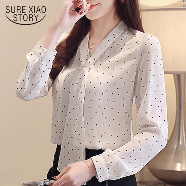 fashion white blouse women dot wave point chiffon blouse shirt bow v collar office work long sleeve women shirts 2491 50
fashion white blouse women dot wave point chiffon blouse shirt bow v collar office work long sleeve women shirts 2491 50