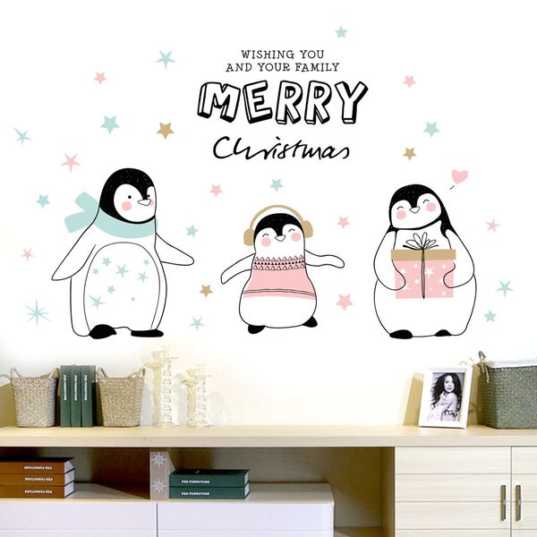 penguin family wall stickers merry christmas cute diy window glass background new year home wall stickers10.8
penguin family wall stickers merry christmas cute diy window glass background new year home wall stickers10.8