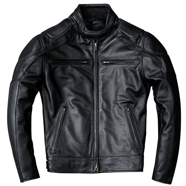 2019 men's biker leather jacket black stand collar plus size xxxl genuine cowhide slim fit winter motorcycle coat ing
2019 men's biker leather jacket black stand collar plus size xxxl genuine cowhide slim fit winter motorcycle coat ing