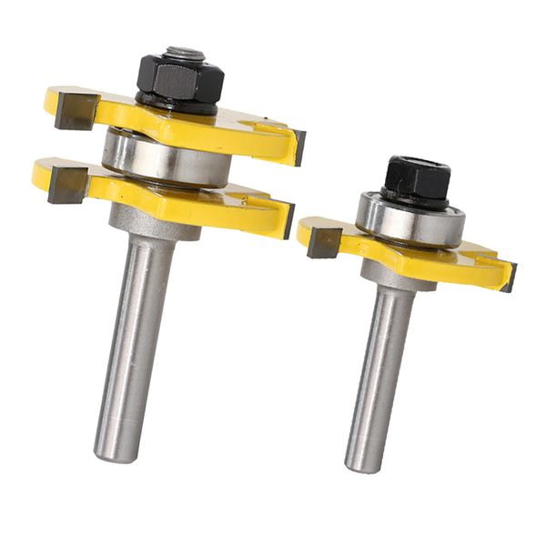 8mm 2pcs / set shank reversible finger joint set woodworking cutter tool 1/2inch cutting depth
8mm 2pcs / set shank reversible finger joint set woodworking cutter tool 1/2inch cutting depth