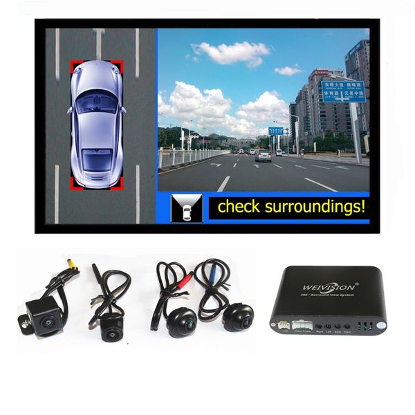 weivision universal 360 bird view panormic view system, hd car dvr 4 channel car around monitor, usb port, gift 16gb card
weivision universal 360 bird view panormic view system, hd car dvr 4 channel car around monitor, usb port, gift 16gb card